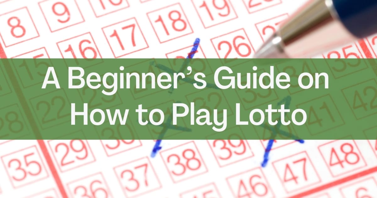 Una guÃ­a para principiantes sobre cÃ³mo jugar a la loterÃ­a